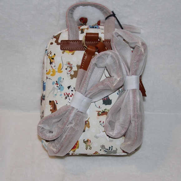 NWT Dooney & Bourke Disney Christmas Santa Tails Backpack - Picture 2 of 6